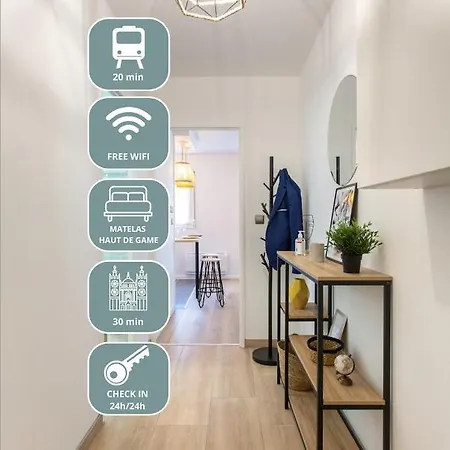 L'estrade D'amiens - Atypique Et De Standing Avec Parking Amiens